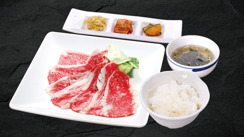 和牛炙りカルビセット